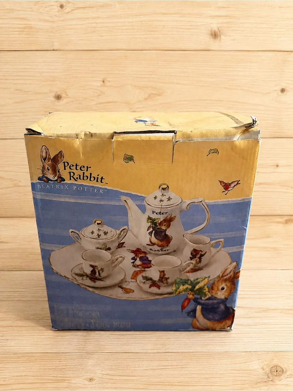 Peter Rabbit White Porcelain Tea Set - Decorative Home Dining Pieces